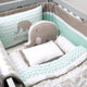 Organic Cotton Cot Bedding Set – Elephant Parade