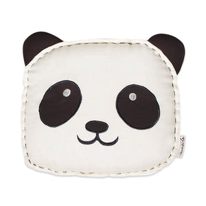 Organic Shape Cushion - Peekaboo Panda