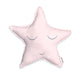 Organic Shape Cushion - Sleepy Star (Pink)