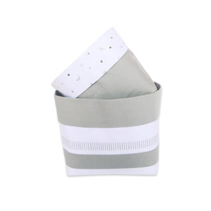 Fabric Storage Baskets (Set of 2) – Grey