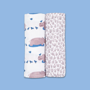 Organic Muslin Swaddles (Set of 2)