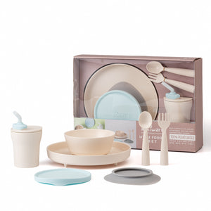 Little Foodie All-In-One Feeding Set (6m+) – Vanilla/Lime