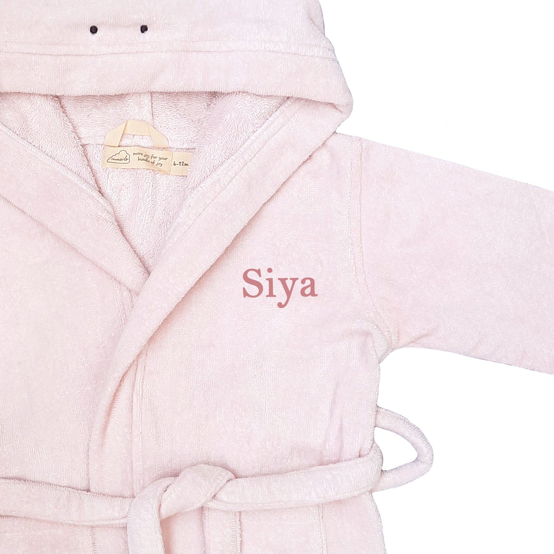 Personalised Hooded Towelling Dressing Gown - Oti & Marn