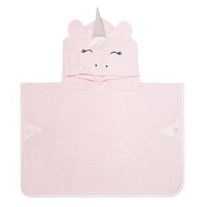 Hooded Poncho Towel – Unicorn