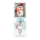 Ice Cream Snowman Ornament