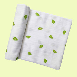Baby Bodysuit & Swaddle Gift Set – Avocado