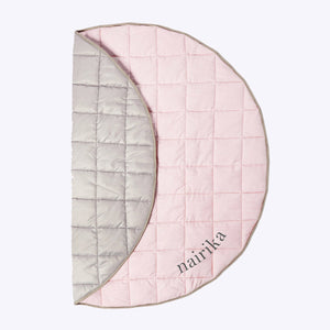 Indoor/Outdoor Quilted Playmat – Blush Pink