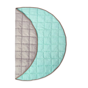 Indoor/Outdoor Quilted Playmat – Celadon Green