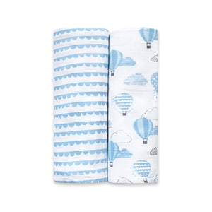 Organic Muslin Swaddles (Set of 2)