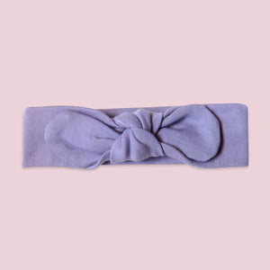 Bow Headband - Lilac
