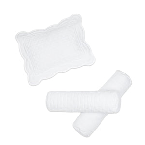 Baby Pillow & Bolster Cushions Set – Modern Heirloom (Natural) image 1