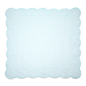 Organic Cotton Quilt – Modern Heirloom (Sky)