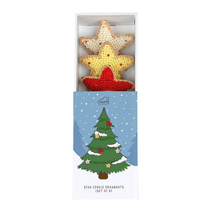 Star Cookie Ornaments (Set of 6)